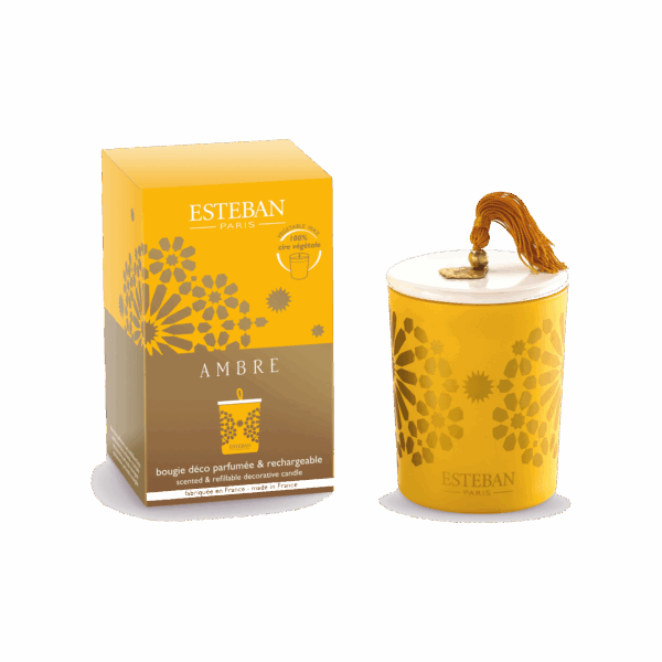 Bougie décorative Ambre