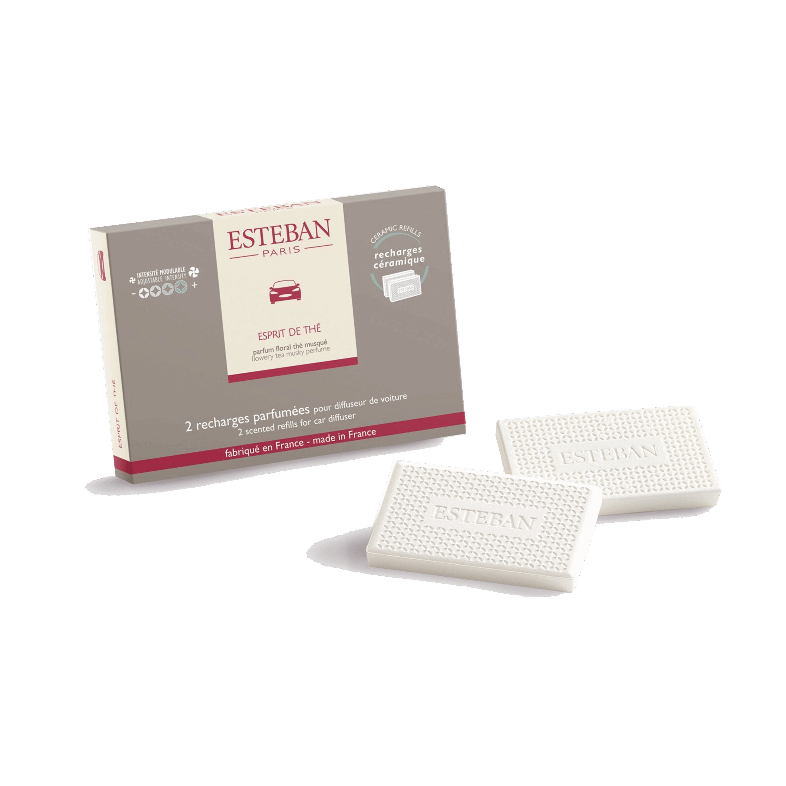 Recharge pour diffuseur de voiture Esprit de Thé